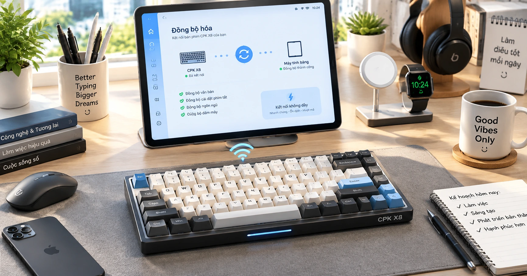 Bàn phím CPK X8 – Lựa chọn tối ưu cho trải nghiệm gõ phím hiện đại - image 3