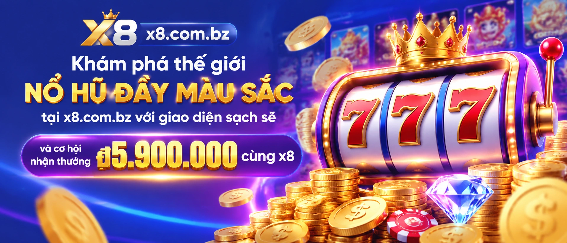 Ảnh giao diện danh mục slot game x8