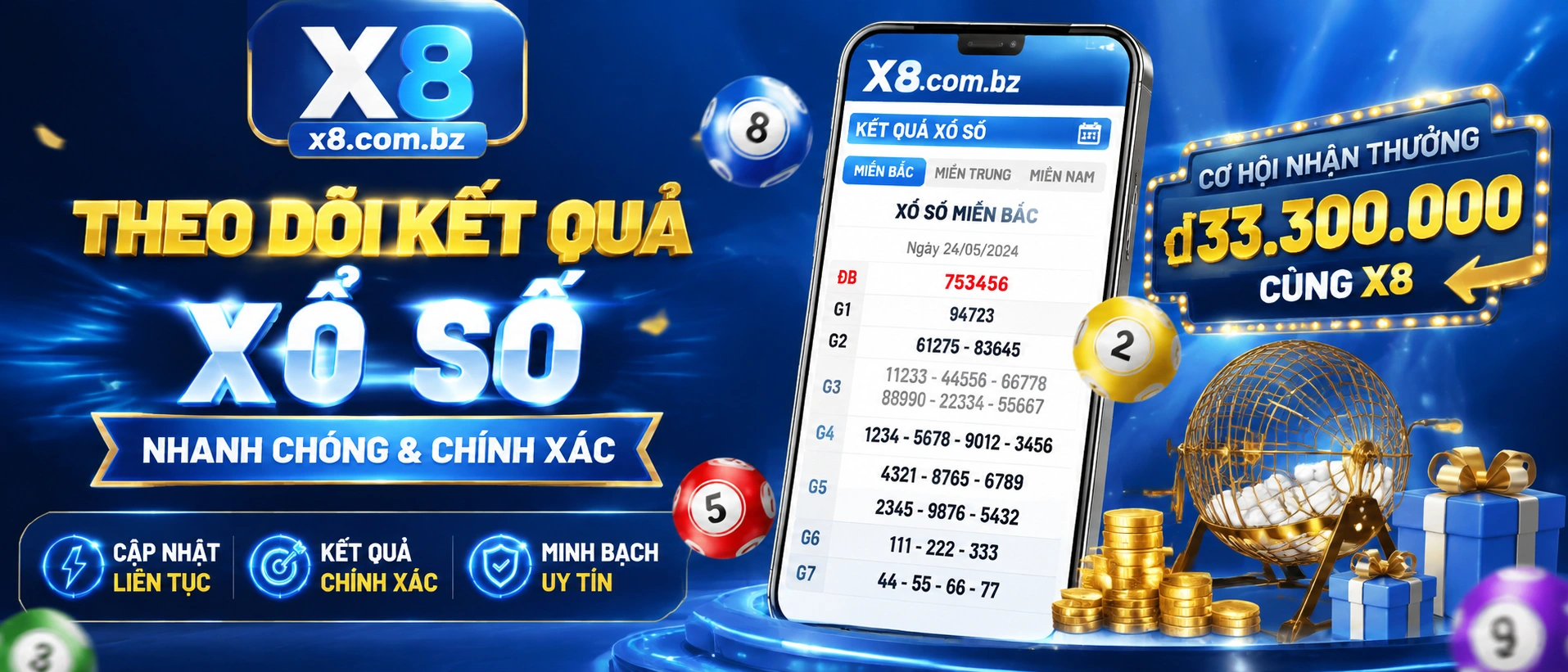 X8 Xổ Số trung tâm dữ liệu